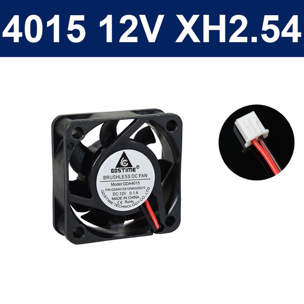 GDS風扇 4015 5V/12V24V 2P XH2.54 含油 滾珠軸承 GDSTIME