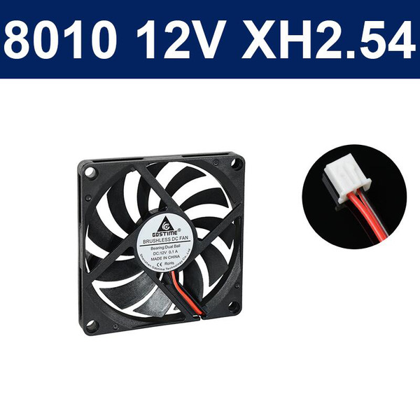 GDS風扇 8010 12V 2P XH2.54 雙軸承 GDSTIME