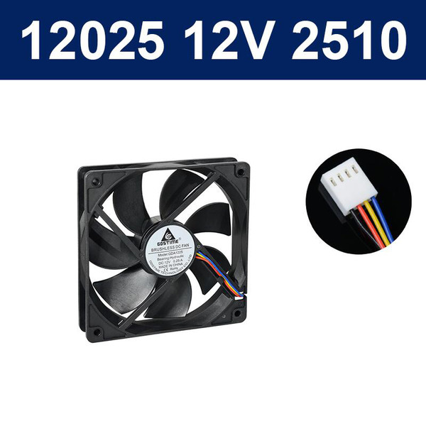GDS風扇 12025 12V 4P 2510 測速 雙軸承 GDSTIME