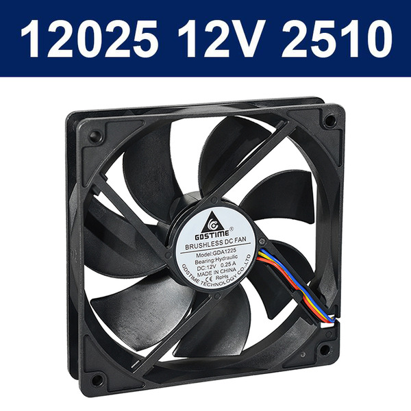 GDS風扇 12025 12V 4P 2510 測速 雙軸承 GDSTIME