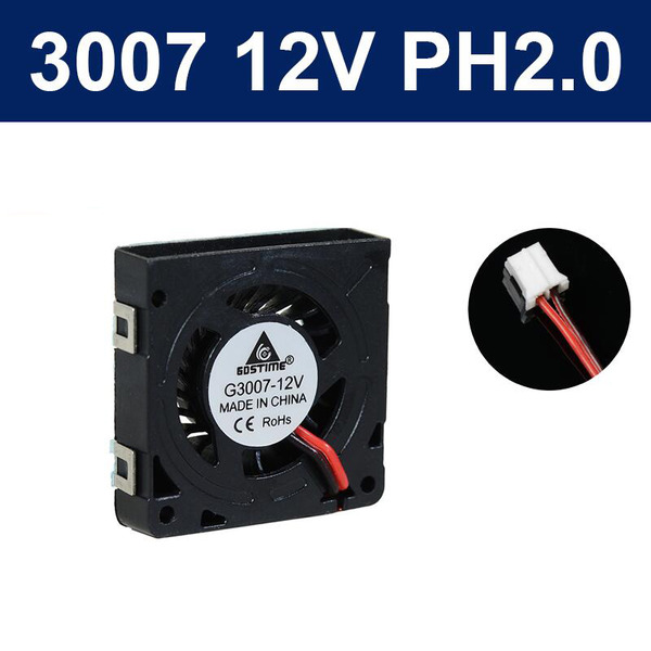GDS風扇 3007 12V 2P PH2.0 側吹 Hydraulic(液壓) GDSTIME