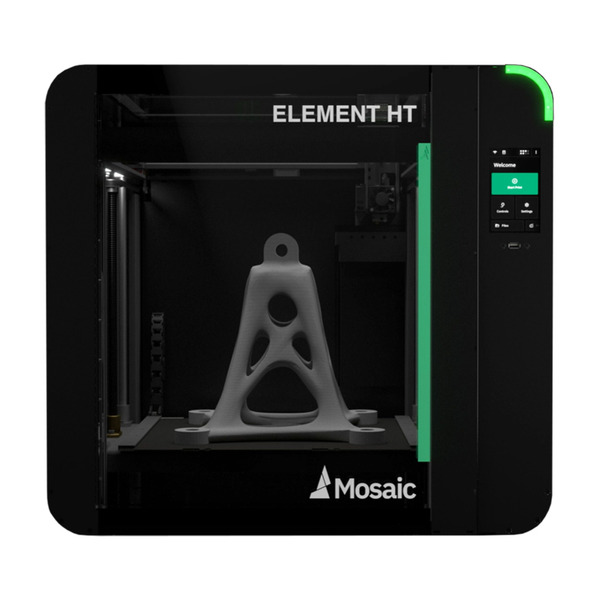 進口 Mosaic Element HT 高溫3D列印機 機箱溫度可加熱達80°C 超大尺寸 列印8種顏色線材