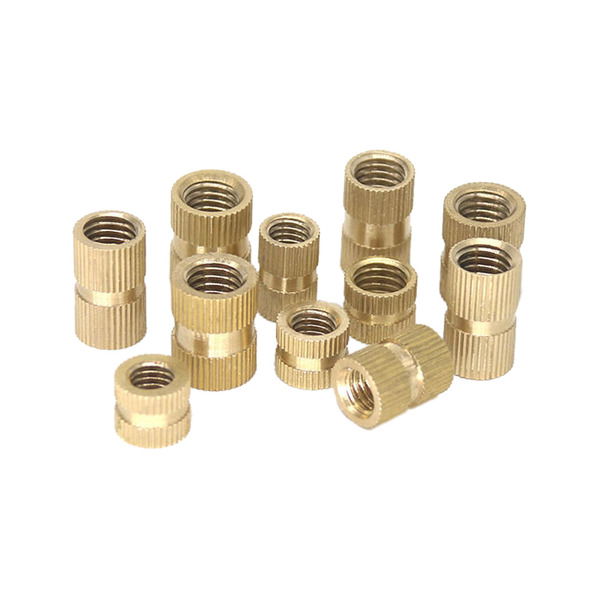 M2.5 M3 M4 M5埋入式螺母 嵌入式螺母 鑲嵌螺母 10顆 熱壓熱熔螺母 銅質螺帽埋件