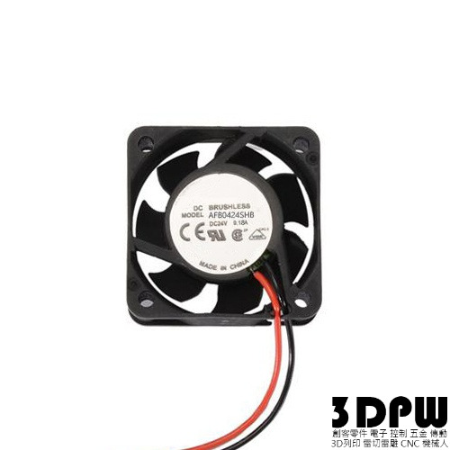 [3DPW] 小型4015散熱風扇 24V 0.08A 大風量 AFB0424LB
