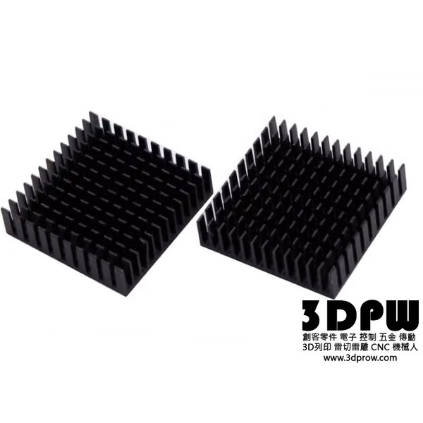 42型步進馬達散熱片 NEMA17電機散熱片 帶背膠