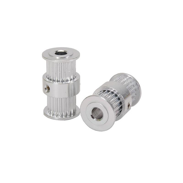 雙邊同步輪20齒 皮帶寬度9mm 內徑5mm GT2