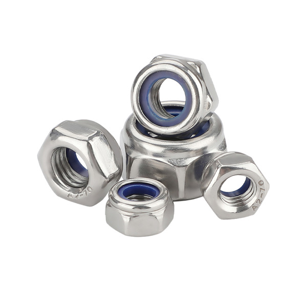 尼龍螺帽 M5 公制10個 304不鏽鋼