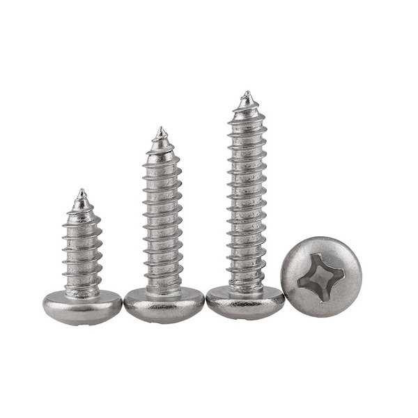 尖頭十字 M2 公制10支 304不鏽鋼