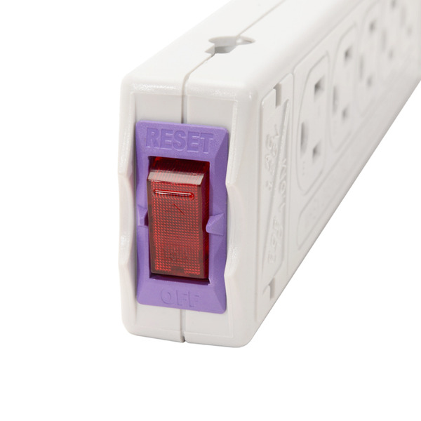 台灣製 5+5 10孔雙面電源延長線1.8M 平放/吊掛兩用 CL-808