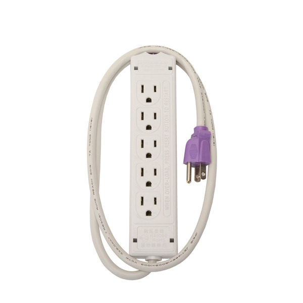 台灣製 5+5 10孔雙面電源延長線1.8M 平放/吊掛兩用 CL-808