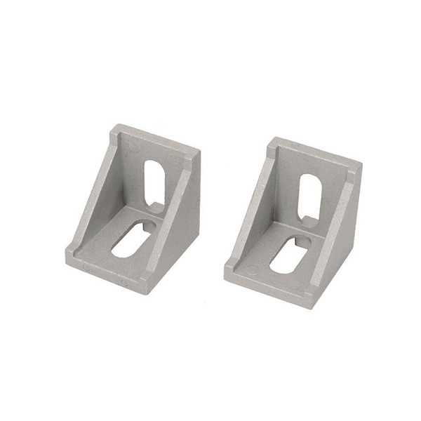 歐規4040鋁擠條 兩色 90度固定角件