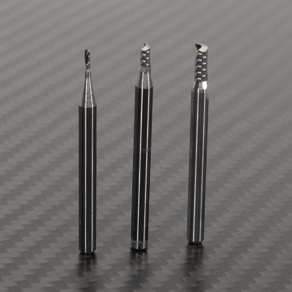 CNC銑刀 單刃 3.175mm 壓克力 PVC 密集板 塑膠板用