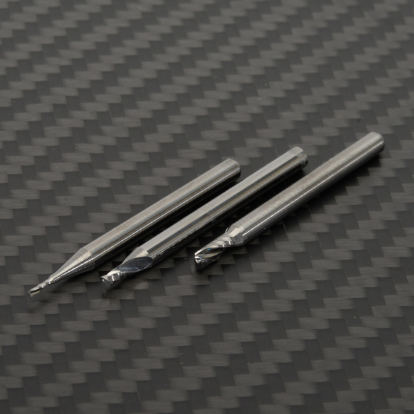 CNC銑刀 單刃 3.175mm 壓克力 PVC 密集板 塑膠板用