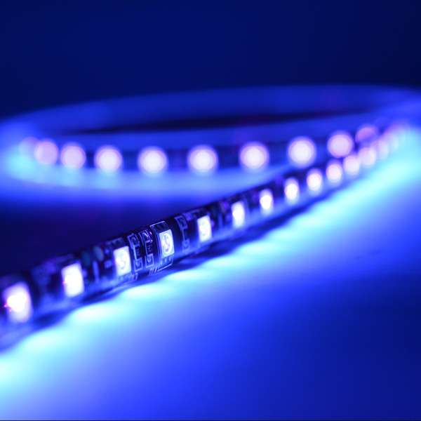 防水款 UV紫外線LED燈條 12V 5050 光固化樹脂 螢光檢測 驗鈔 殺菌 裝潢 黃麴毒素檢測