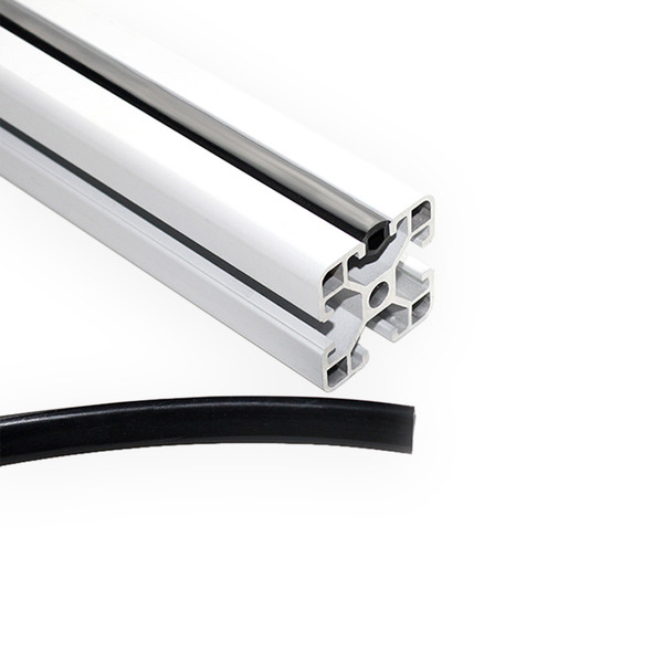 歐規2020 軟式鋁擠條用裝飾條 白色 平封槽條 美觀 電線藏內 3D印表機