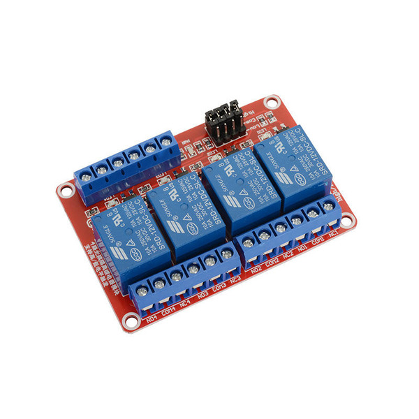 12V繼電器 四迴路 光學隔離式 大功率加熱板使用 RELAY