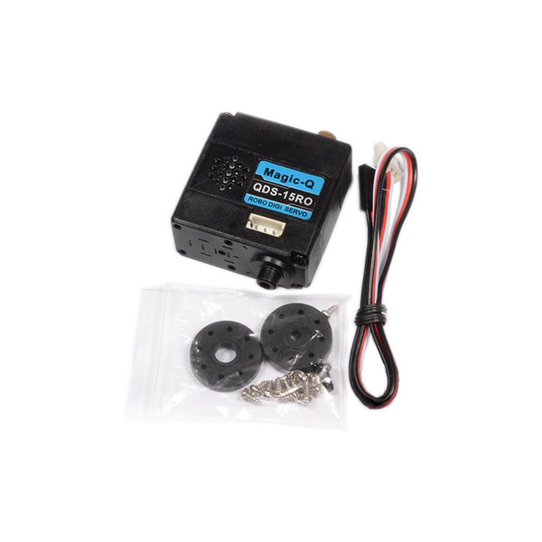雙軸數位舵機 雙軸伺服器 15KG扭力 QDS-15RO Mqgic-Q