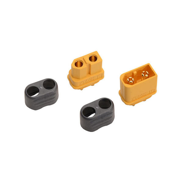 正廠 Amass XT60H 鍍金高電流接頭 公接頭 母接頭 帶保護蓋 免熱縮管