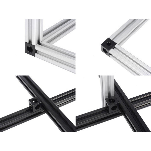 OPENBUILDS相容款 2020鋁合金3D角件 90度角件(含螺絲螺帽) Cube Corner