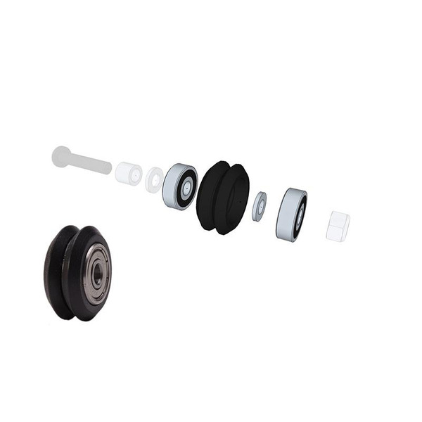 OPENBUILDS相容款 Delrin V 軸承輪 W形滑輪 W形軸承輪 雙V