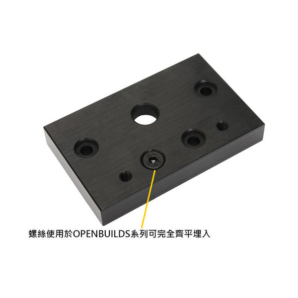 OPENBUILDS相容款 M5 多款 內六角 扁平頭 M5螺絲 黑化處理 10.9級