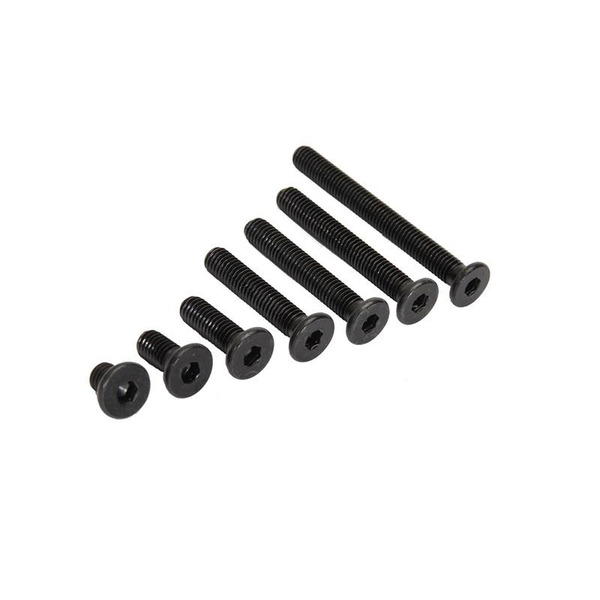 OPENBUILDS相容款 M5 多款 內六角 扁平頭 M5螺絲 黑化處理 10.9級