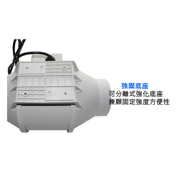 渦輪增壓管道風機 HF-100/125/150 鴻冠 靜音排風機