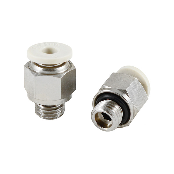 快速接頭 管4螺紋M8 內4外M8 PC4-M8 白色