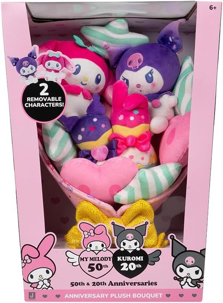 三麗鷗 酷洛米＆美樂蒂 紀念絨毛花束