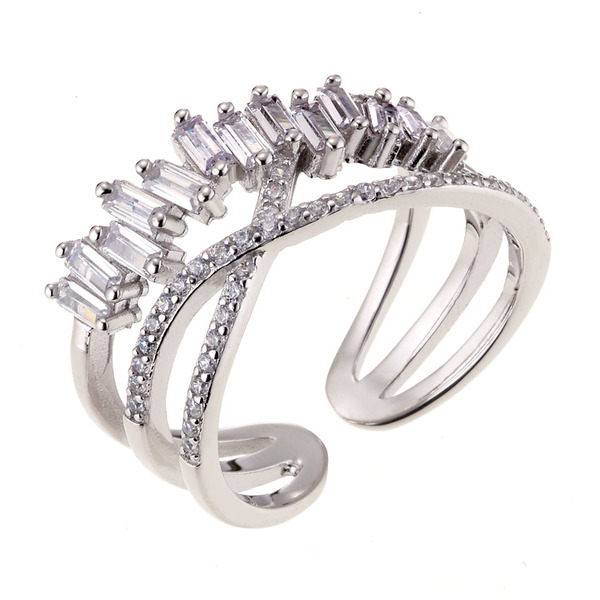 LUCIANO MILANO 流星瑩瑩  純銀女戒