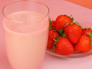 草莓拿鐵乳清蛋白飲