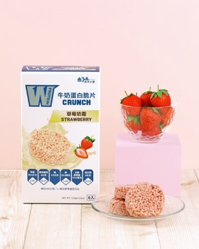 牛奶蛋白草莓奶霜脆片產品外觀