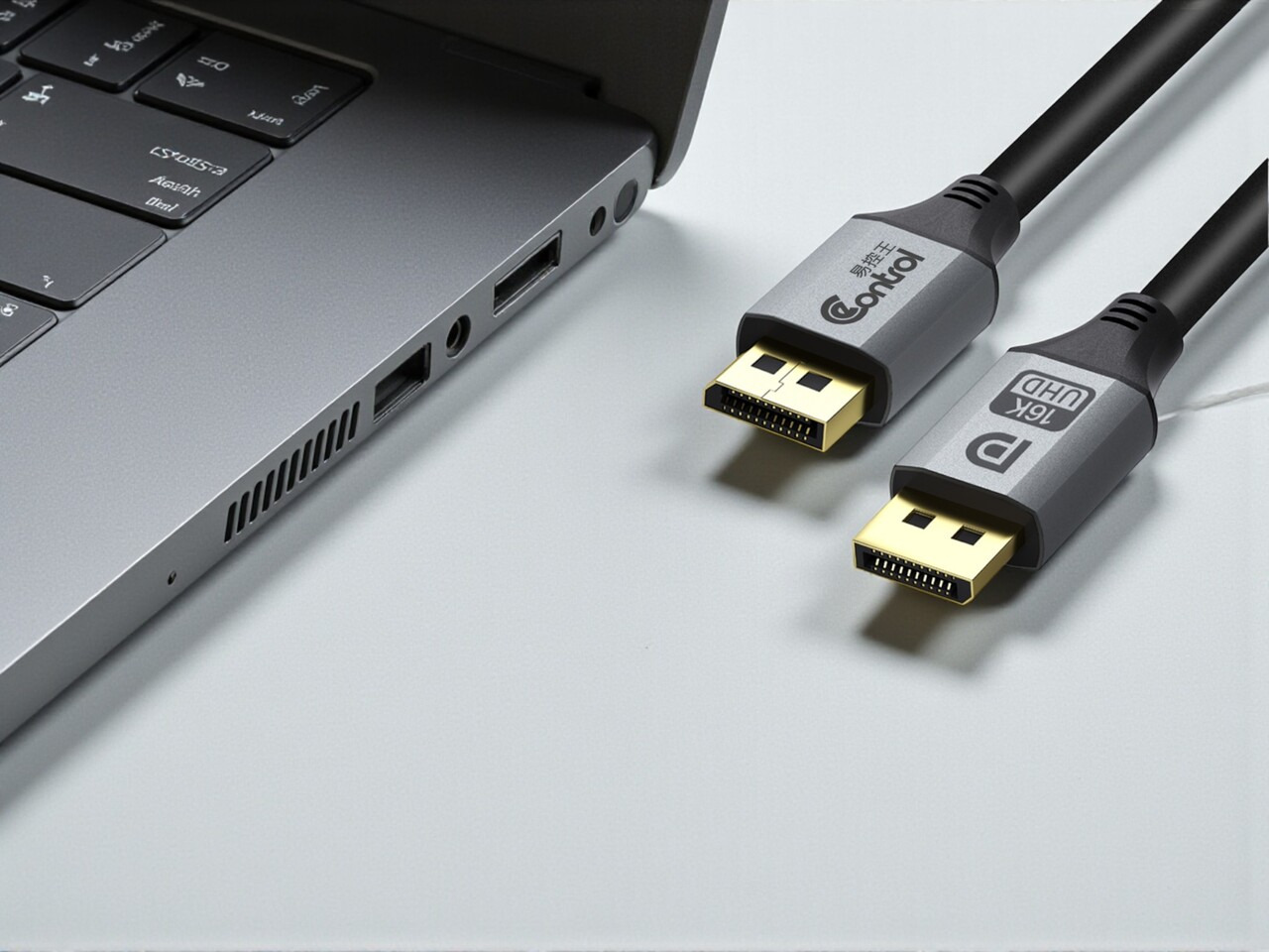 DP2.1 16K 多螢幕連接示意圖