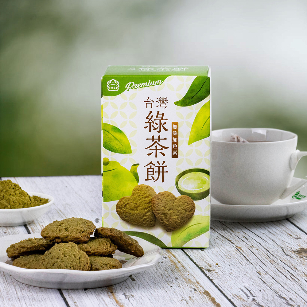 I-Mei Premium台灣綠茶餅
