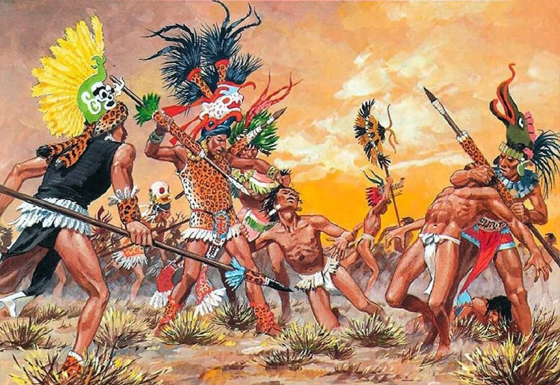 羌卡斯部落的戰士