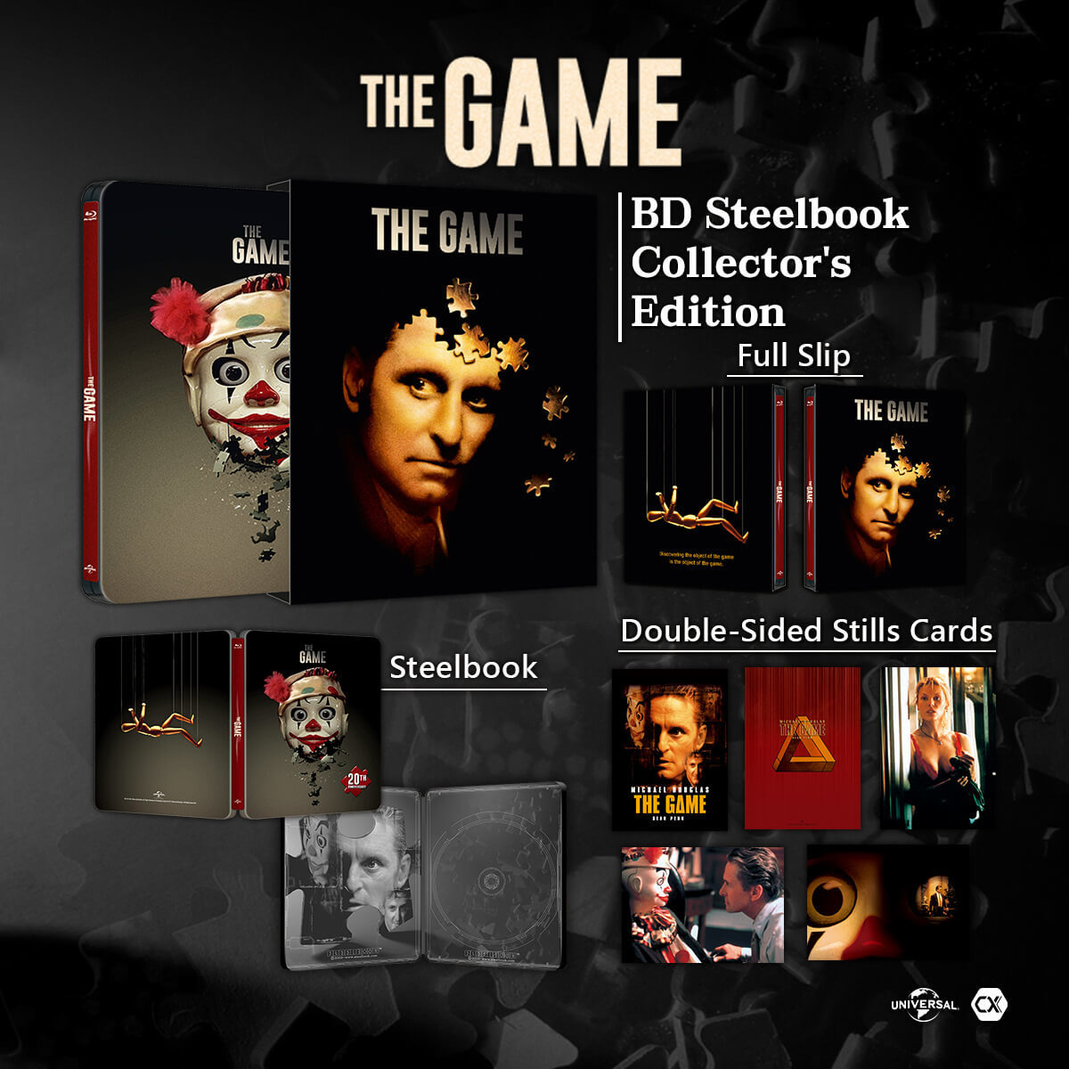The Game Blu-ray Steelbook Limited Edition Sofa Cinema│ Classic 