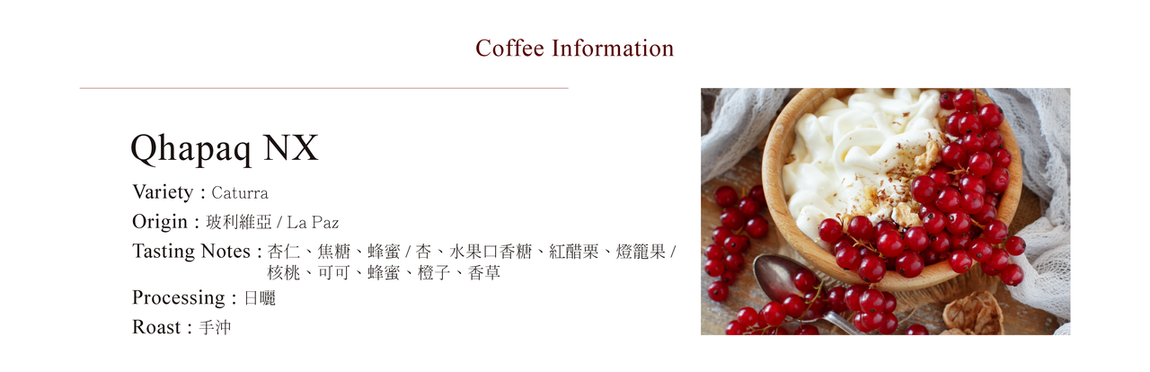 CoffeaCirculor,Qhapaq NX 玻利維亞,日曬,處理法,手沖咖啡豆,單品咖啡豆,精品咖啡豆-產區、風味介紹