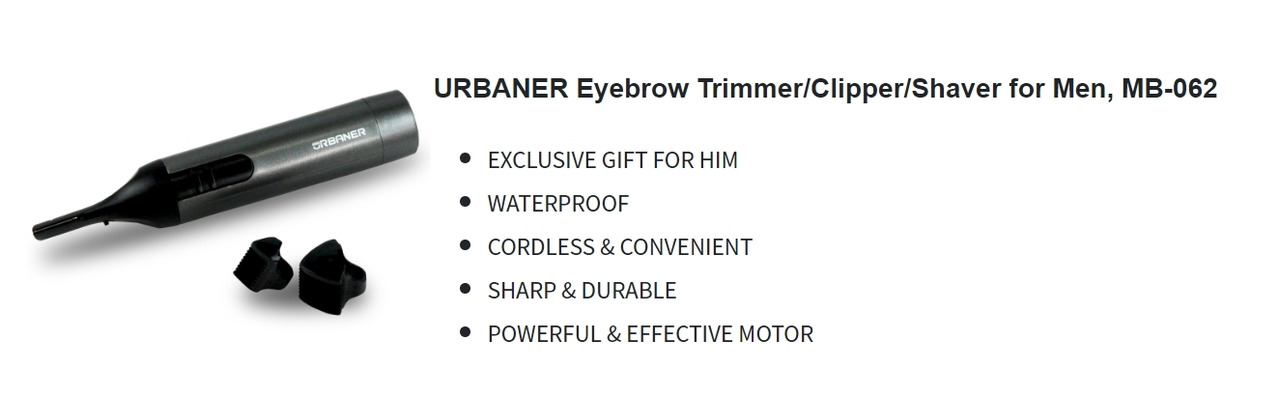 URBANER Eyebrow Trimmer/Clipper/Shaver for Men, MB-062