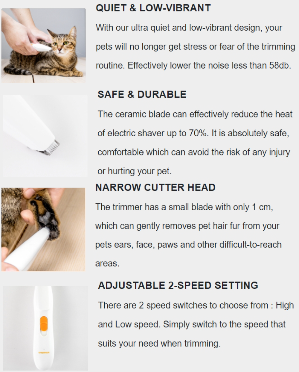     URBANER Pet Electric Trimmer/Clipper for Small Cats, MB-021 URBANER Pet Electric Trimmer/Clipper for Small Cats, MB-021 URBANER Pet Electric Trimmer/Clipper for Small Cats, MB-021 URBANER Pet Electric Trimmer/Clipper for Small Cats, MB-021