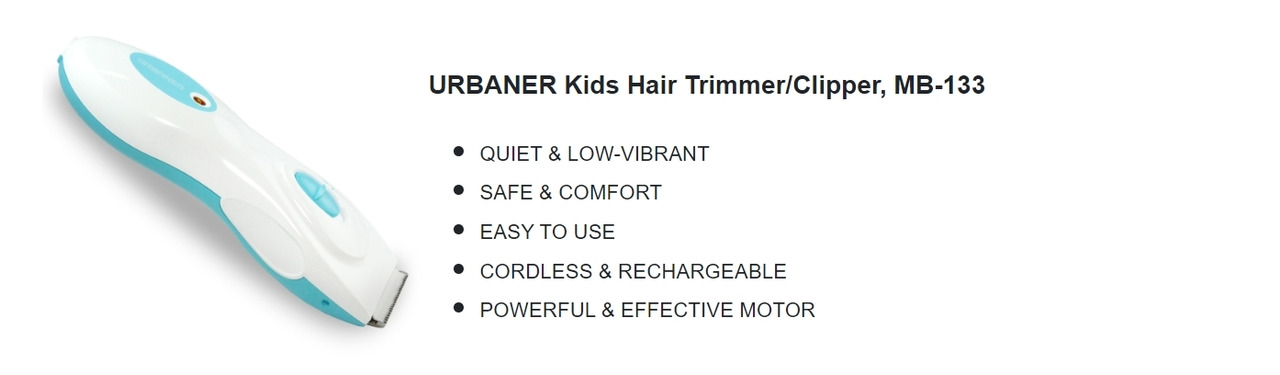 URBANER Kids Hair Trimmer/Clipper, MB-133