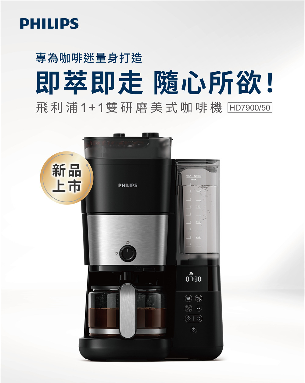 飛利浦_全自動美式咖啡機_2+全自動咖啡機_HD7762_1