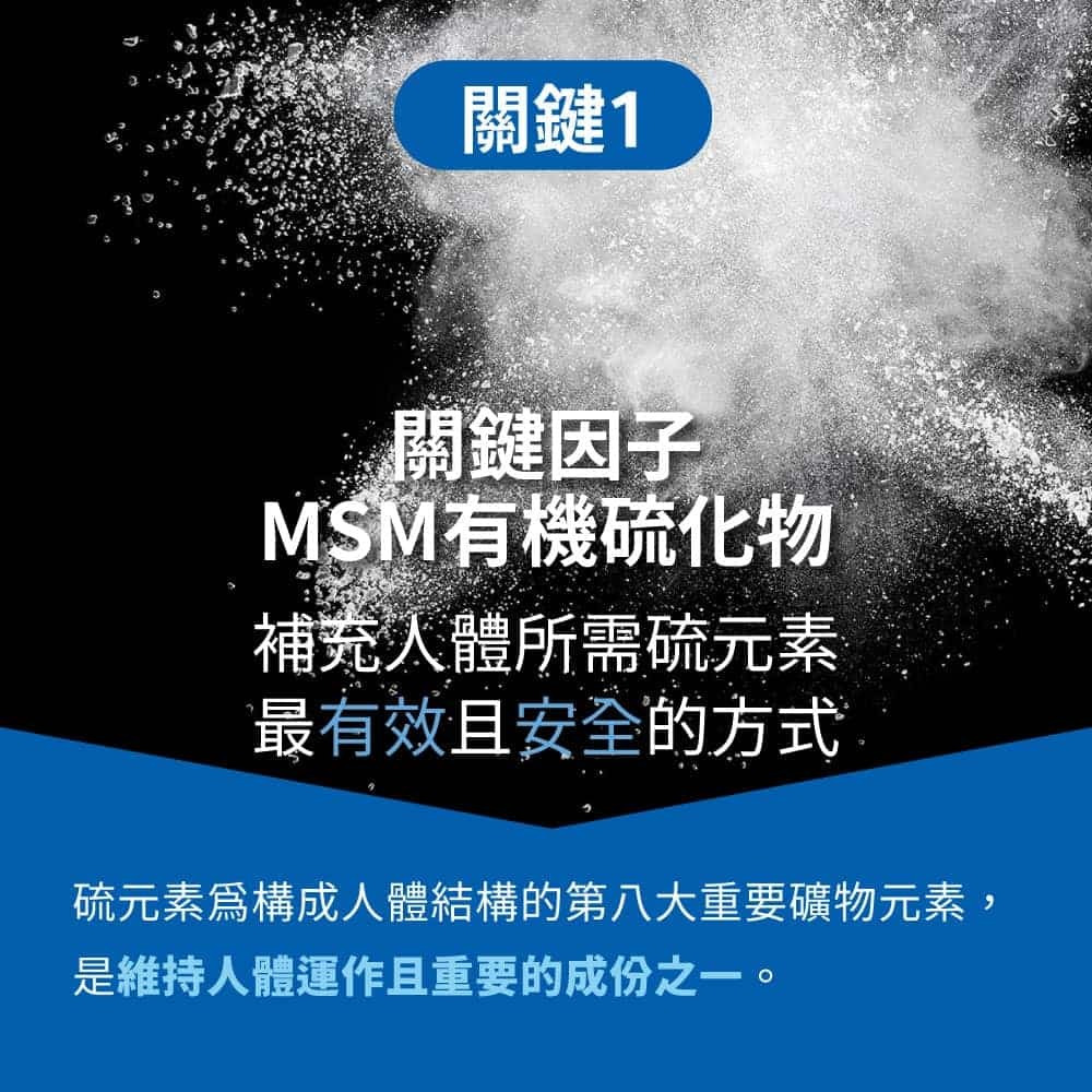 MSM 薑黃馬鞭草 有機硫化物