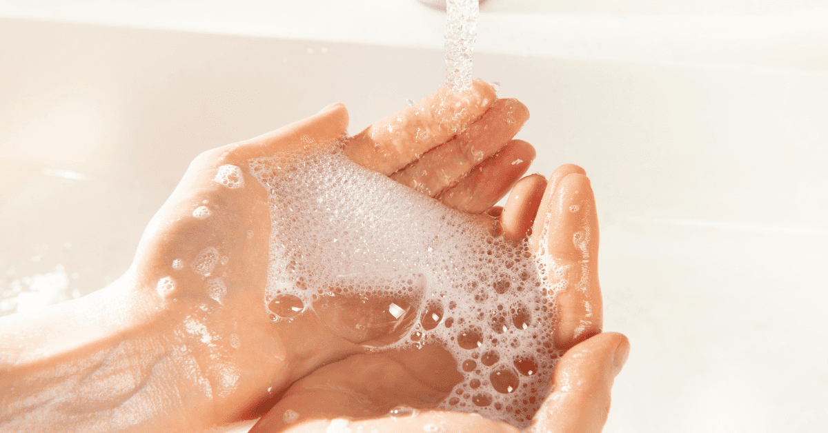 肥皂洗手