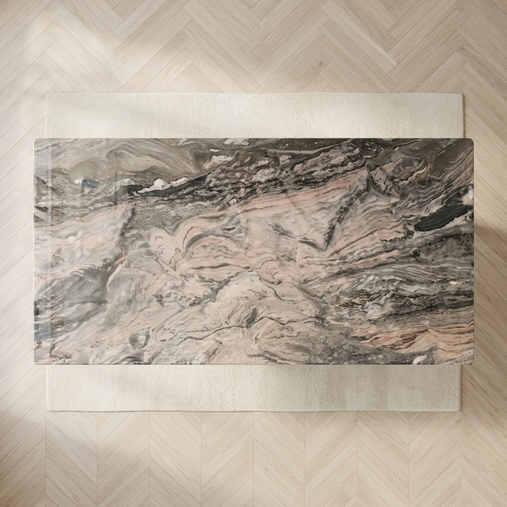 愛麗絲傢俱-Fuows山水石大理石桌面如潑墨山水畫般獨特紋理
