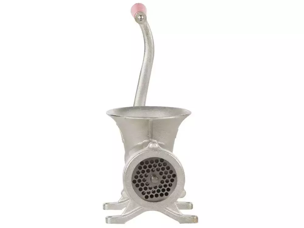 tre-spade-tc-32-front-view-mincer (TC-32 正面出料口與網板特寫)
