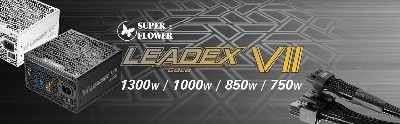 LEADEX VII XG 1300W ATX 3.0 (BK) Super Flower
