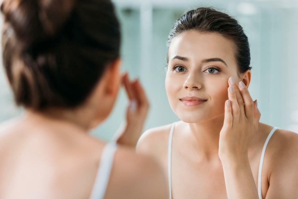 正確洗臉步驟使肌膚變好示意圖