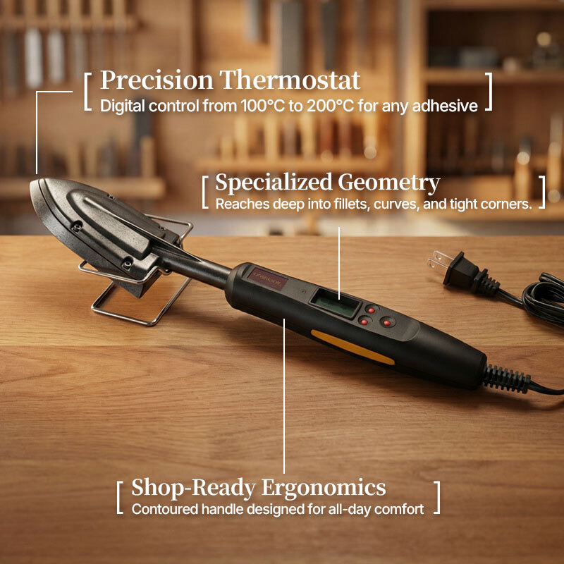 O'SKOOL-woodworking Display Veneer Edge Banding Sealing Iron & model plane covering