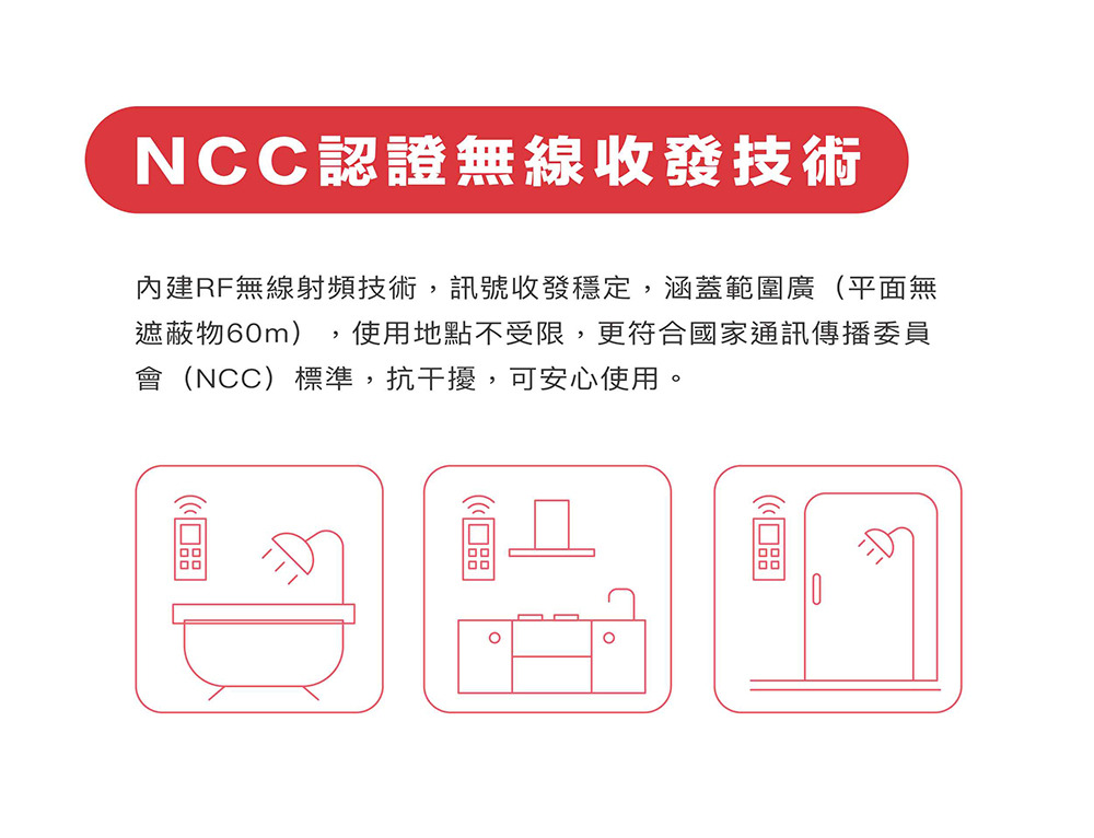 DH1628無線溫控制能恆溫熱水器NCC認證無線收發