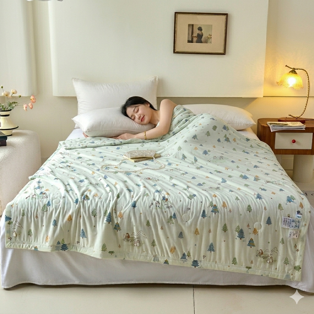 在妳翻身接觸被胎時，減少肌膚摩擦，並幫助鎖住表層水分。這對於長時間待在乾燥冷氣房的女性來說，簡直是防護罩，讓妳在睡夢中也能維持肌膚的彈潤感